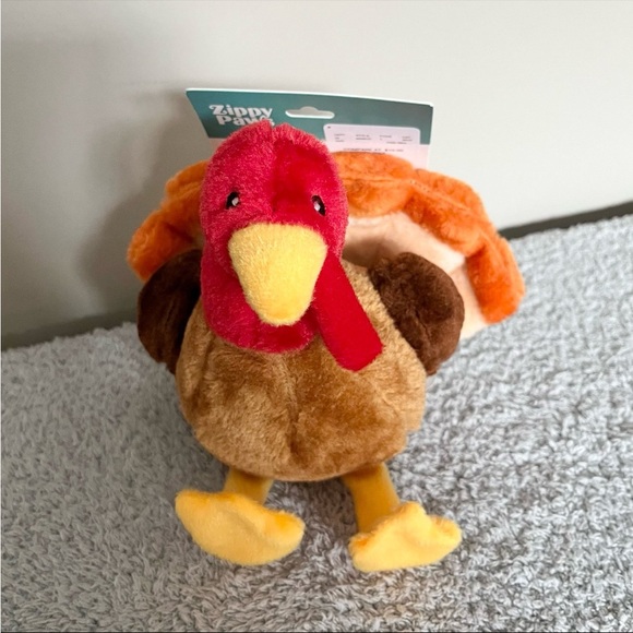 ❄️5/$20 Dog Toy Tucker the Turkey - Zippy Paws Squeaky Toy - Brand New! - Picture 1 of 5